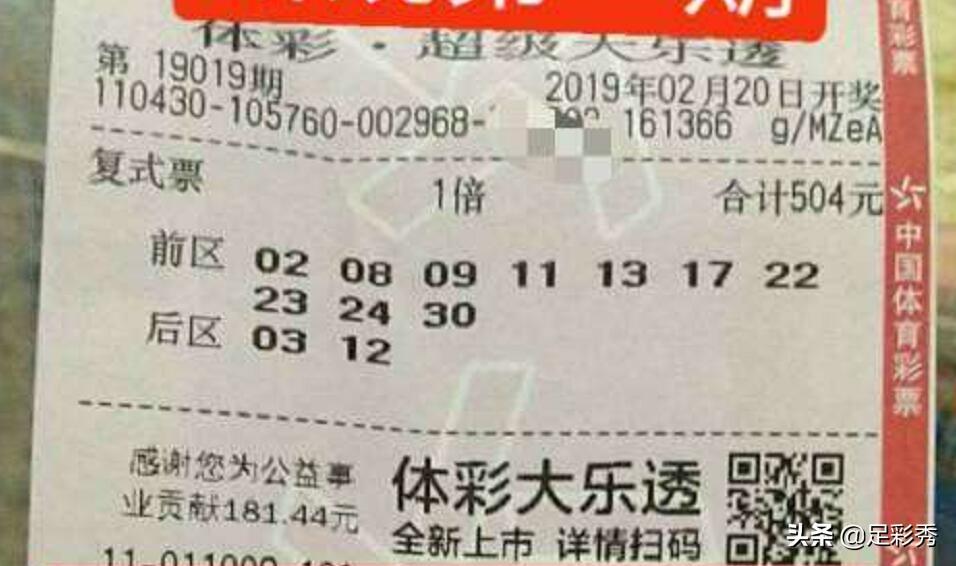 体彩大乐透规则及中奖明细解析
