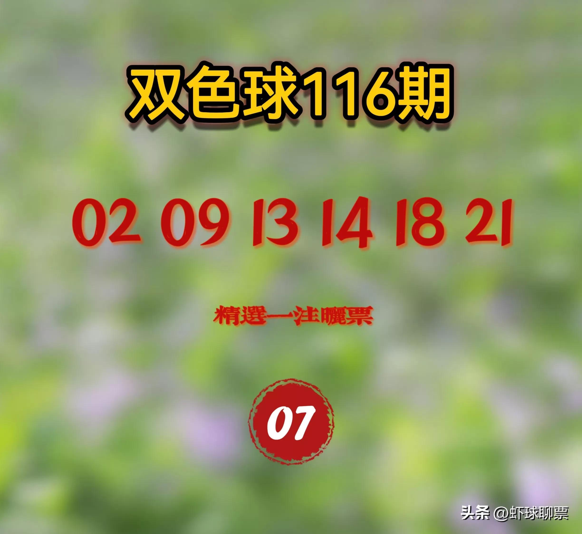 双色球第116期开奖结果揭晓，幸运号码揭晓！